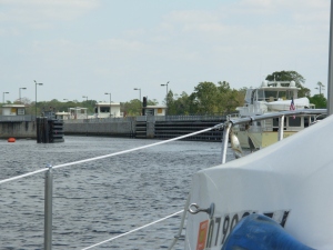 Approaching the Franklin Lock (piece of cake)